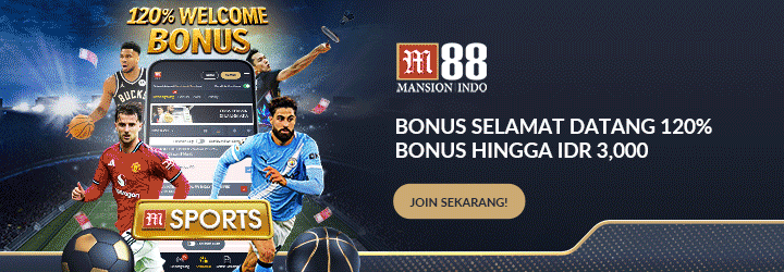 Ilustrasi grafis tentang berbagai fitur dan olahraga yang tersedia di platform taruhan M88 MSports
